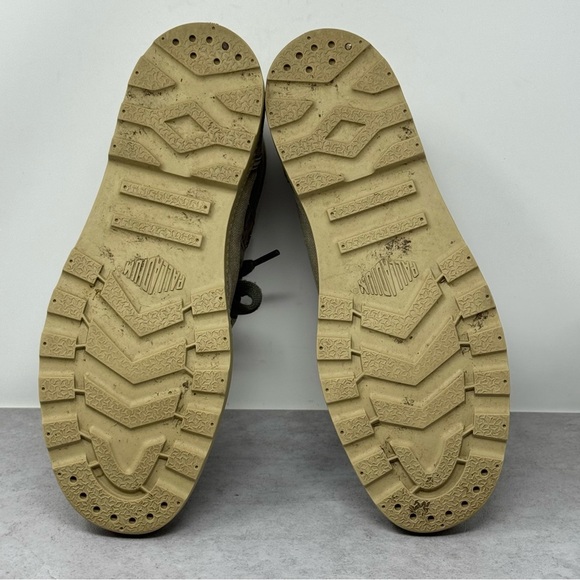 Palladium Women’s Tan Pampas Canvas Sneakers High-Top Snap Down Size 7 - Picture 10 of 13
